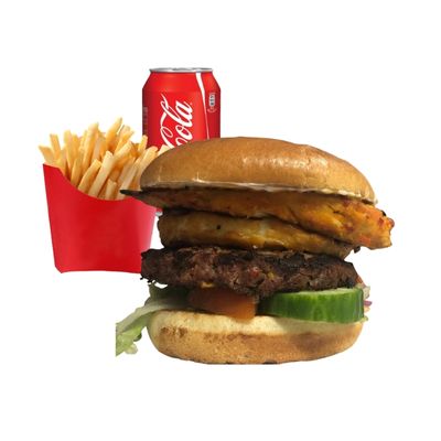 Peri Peri Tower Burger Meal